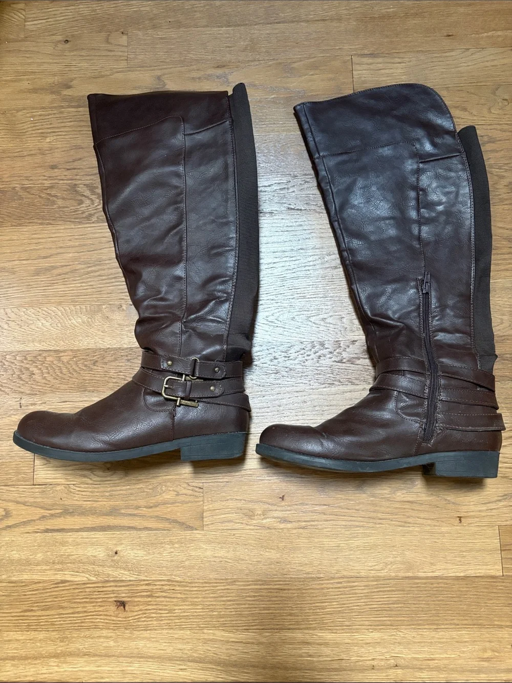 Life Stride Women's Over-the-Knee Riding Boots in Dark Brown